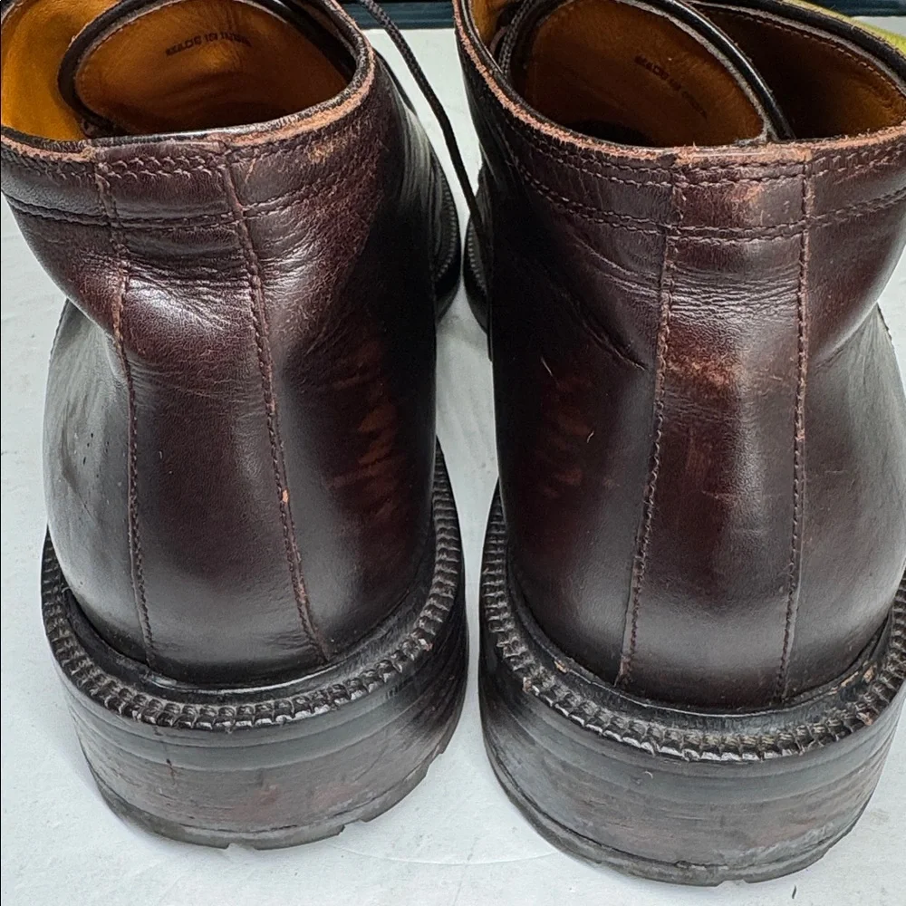 Cole Haan Men's Dark Brown Chukka Boots leather 11 casual office work neutral